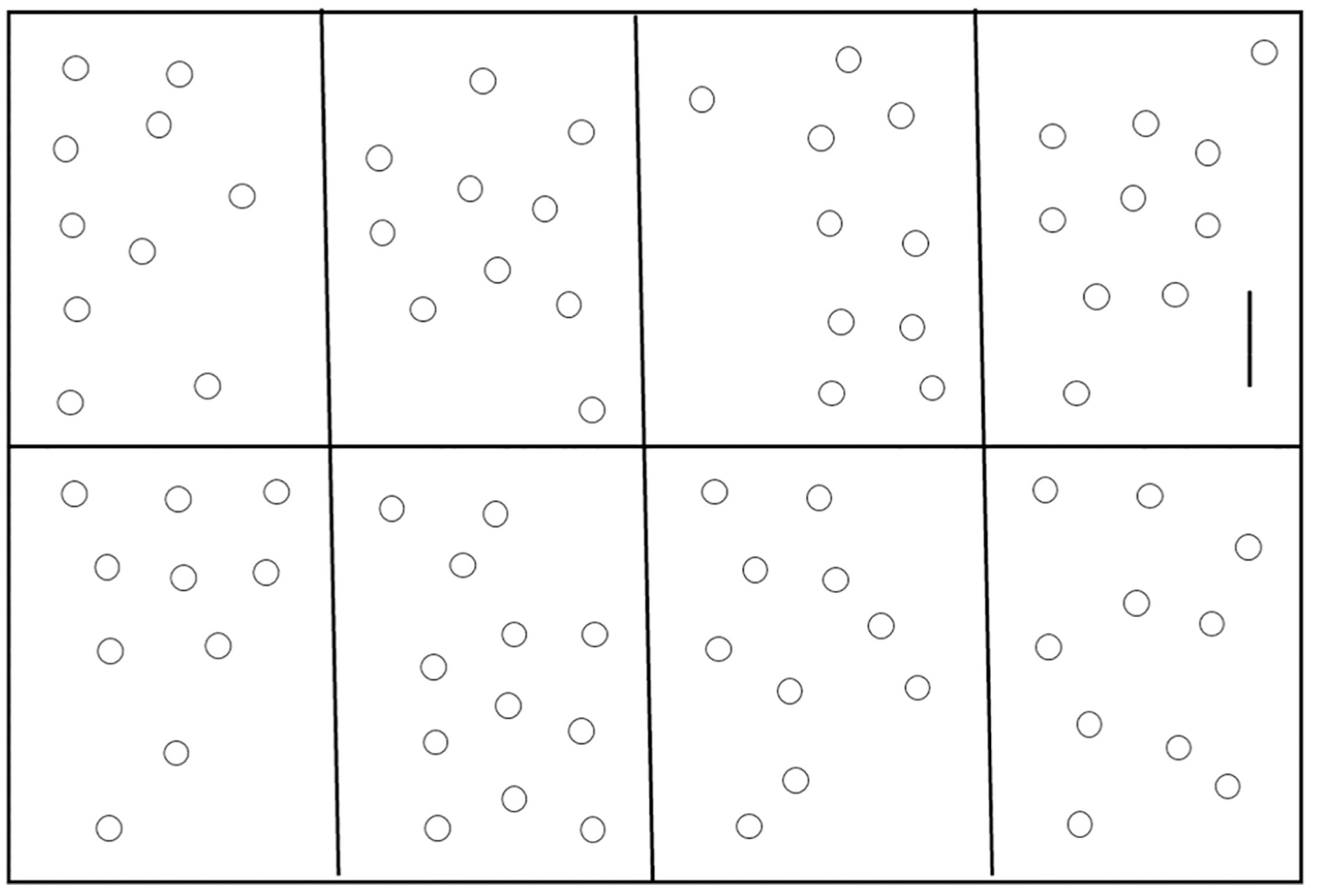 Fig. 3: Sheet chart used during the fine motor skills tests.